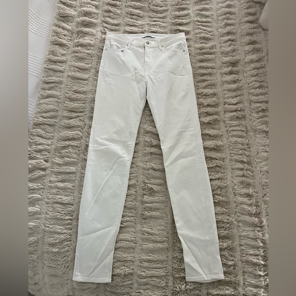 J Brand white denim jeans
